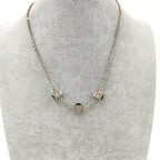 Louis Vuitton Collier Gamble Necklace Plated Silver — view 9