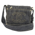 Chanel Spark Ring Denim CC Logo Messenger