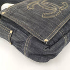 Chanel Spark Ring Denim CC Logo Messenger — view 3
