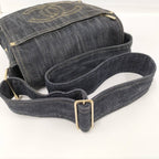 Chanel Spark Ring Denim CC Logo Messenger — view 6