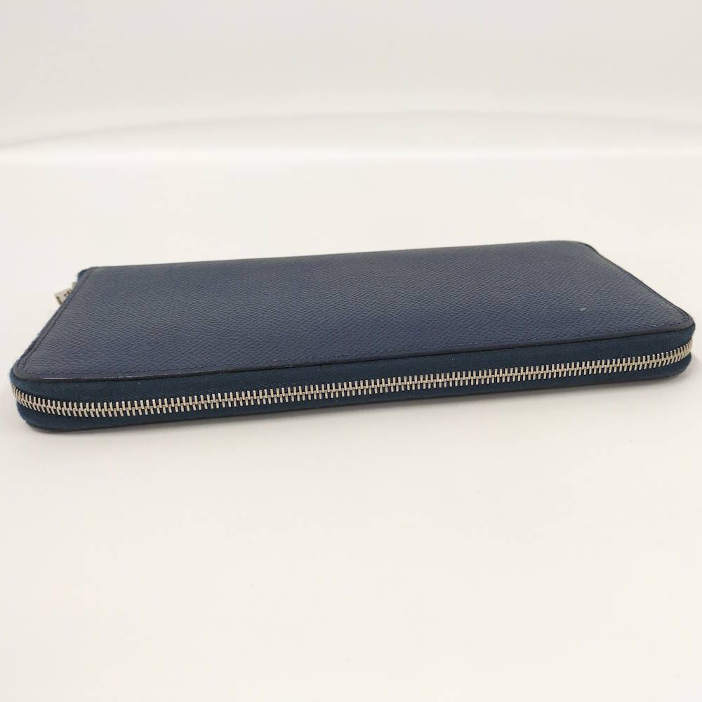 Hermes Azap Long Silk in Wallet Leather Navy — view 6