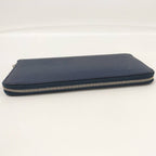 Hermes Azap Long Silk in Wallet Leather Navy — view 6