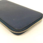 Hermes Azap Long Silk in Wallet Leather Navy — view 5
