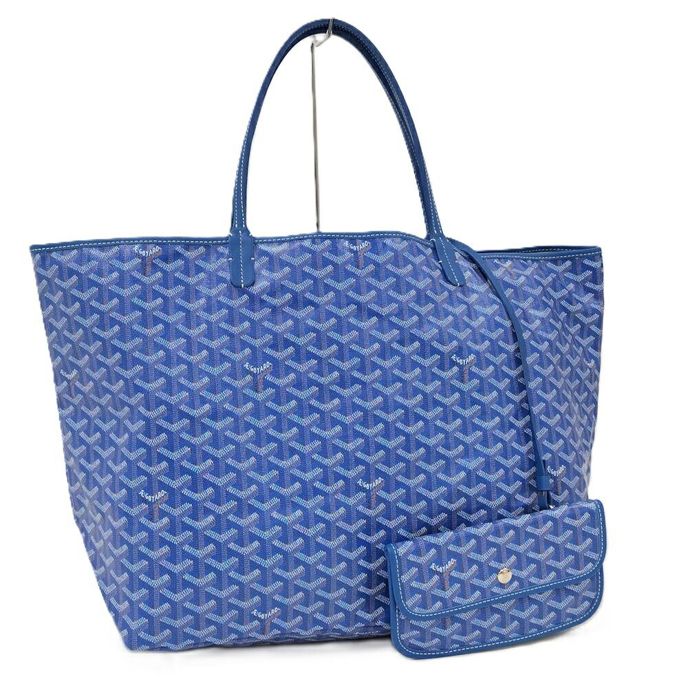 Goyard Saint Louis GM Blue Tote