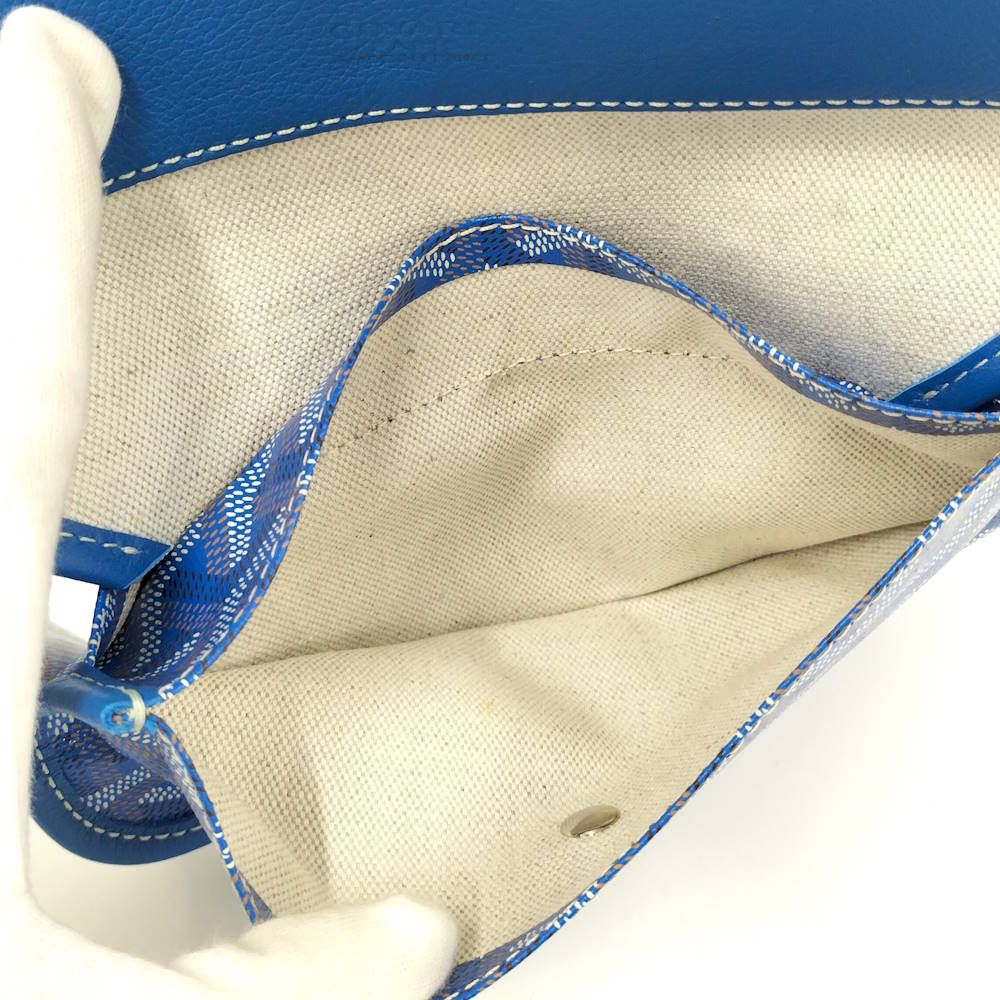 Goyard Saint Louis GM Blue Tote — view 8