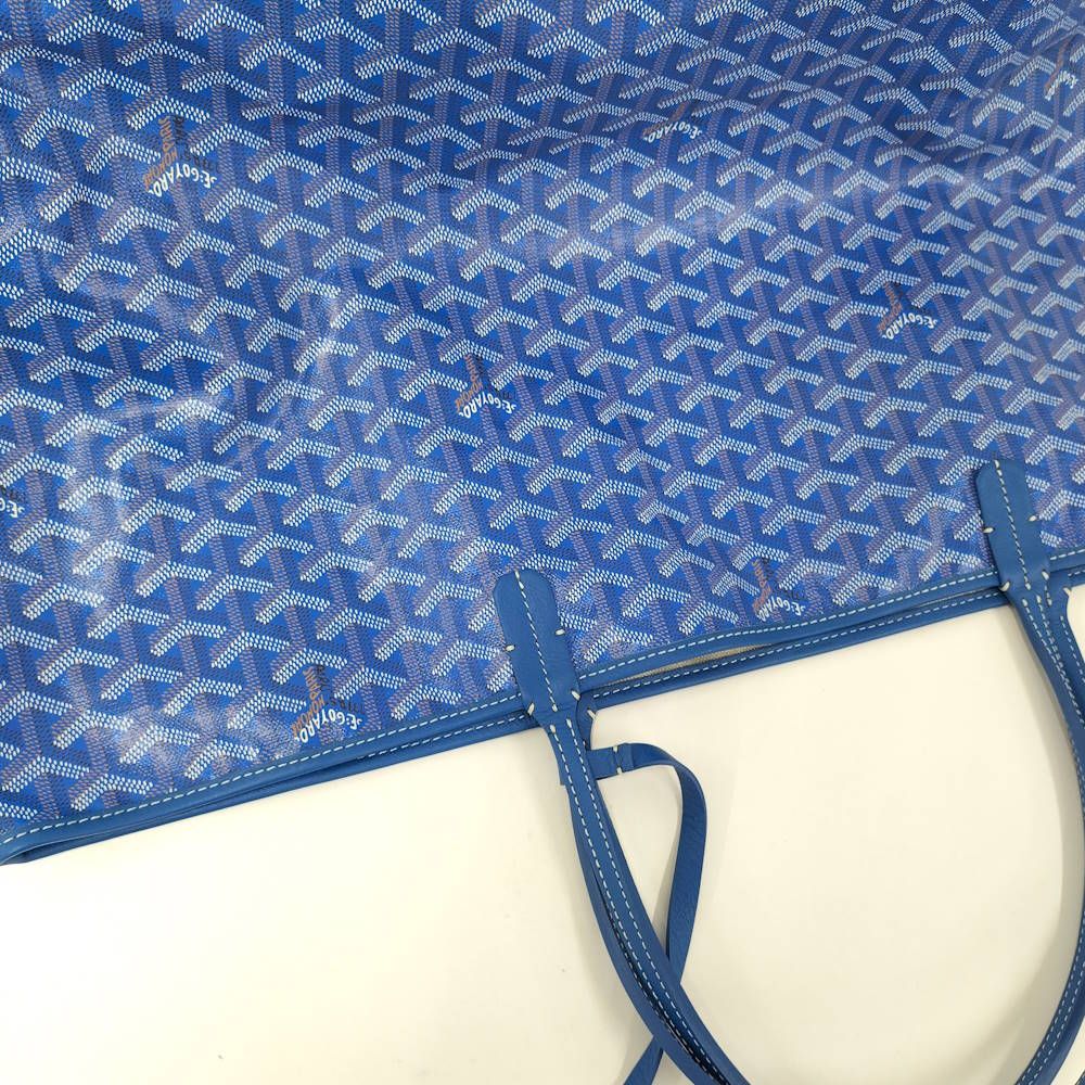 Goyard Saint Louis GM Blue Tote — view 6