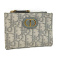Dior Dahlia Wallet 30 Montaigne Canvas Gray