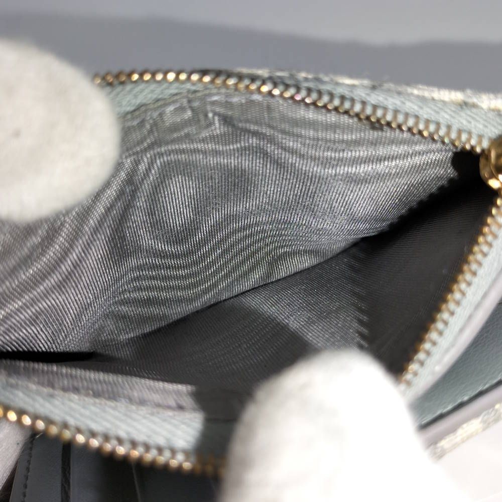 Dior Dahlia Wallet 30 Montaigne Canvas Gray — view 9