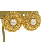 Saint Laurent Earrings Costume Pearl