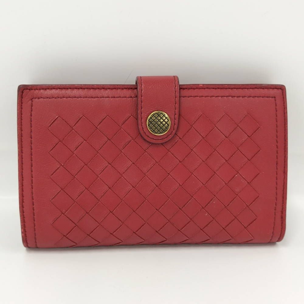 Bottega Veneta Bifold Wallet Intrecciato Leather