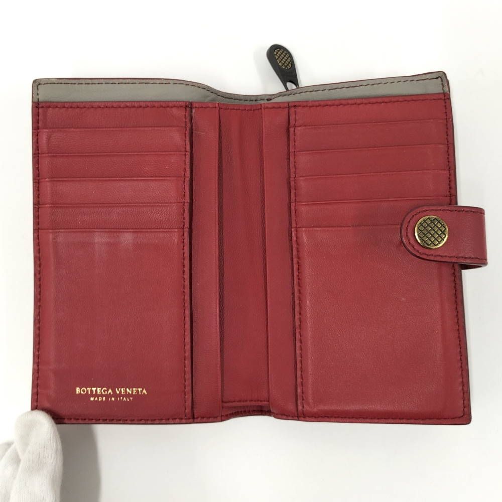 Bottega Veneta Bifold Wallet Intrecciato Leather — view 2
