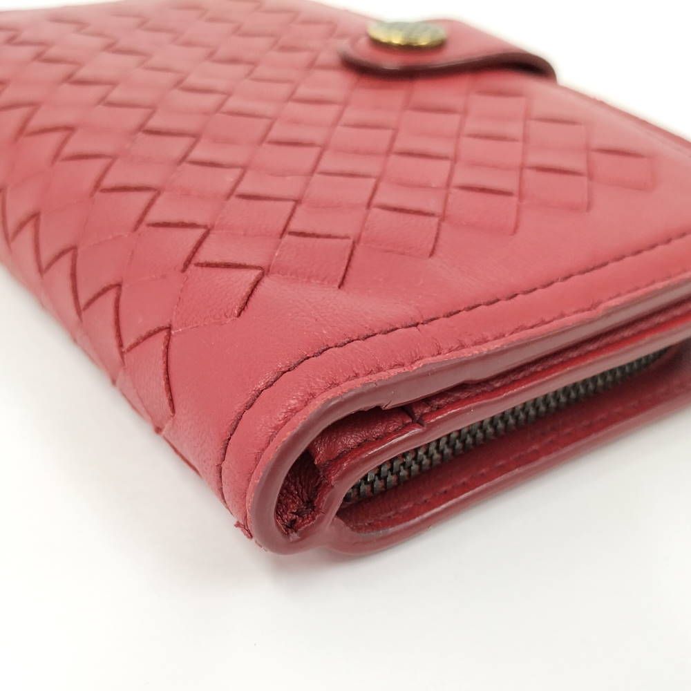 Bottega Veneta Bifold Wallet Intrecciato Leather — view 4