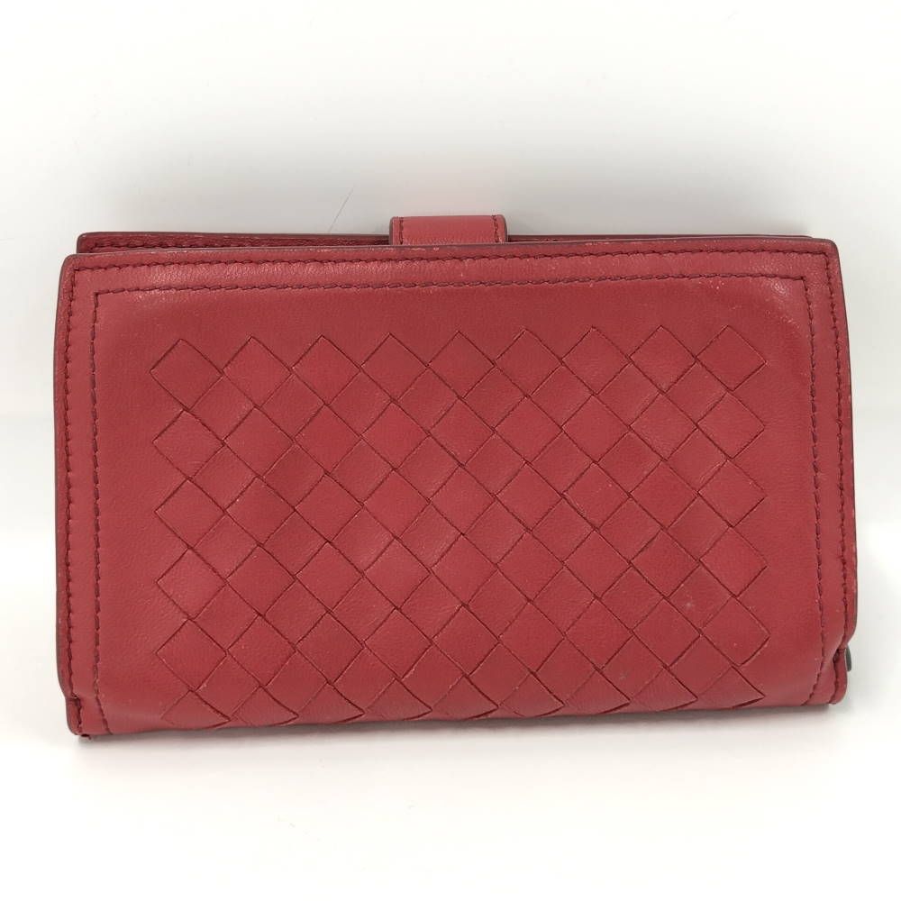 Bottega Veneta Bifold Wallet Intrecciato Leather — view 3