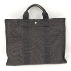 Hermes Tote Her Line MM Gray Canvas — view 2