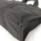 Hermes Tote Her Line MM Gray Canvas — view 3