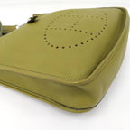 Hermes Evelyne Anise Green Silver Taurillon Clemence Shoulder — view 3