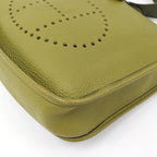 Hermes Evelyne Anise Green Silver Taurillon Clemence Shoulder — view 4