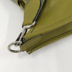 Hermes Evelyne Anise Green Silver Taurillon Clemence Shoulder — view 5