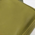 Hermes Evelyne Anise Green Silver Taurillon Clemence Shoulder — view 7