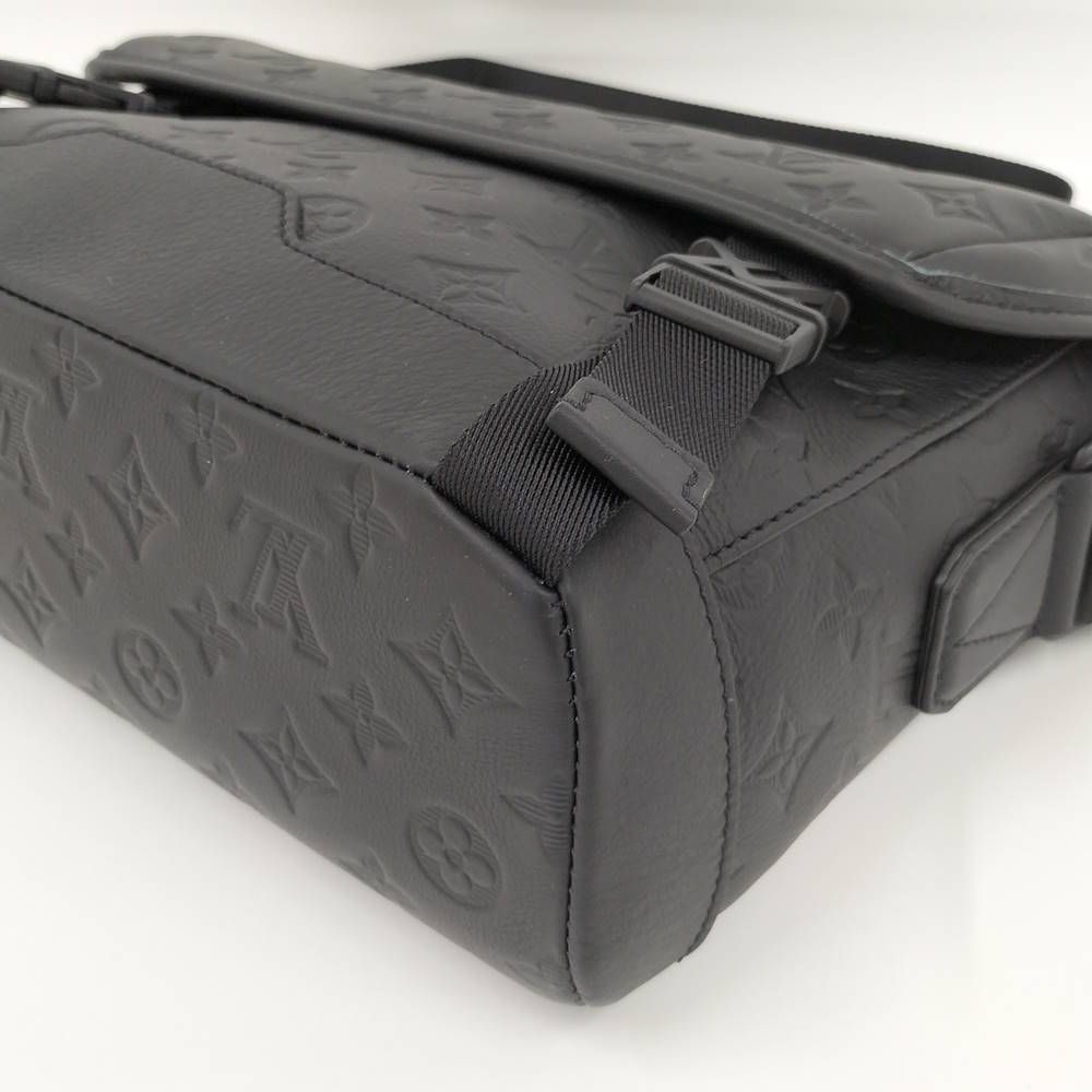 Louis Vuitton Messenger Voyage PM Bag Monogram Shadow — view 3