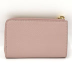 Celine L-shaped Zipper Coin Purse Leather Pink — view 3