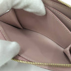 Celine L-shaped Zipper Coin Purse Leather Pink — view 8