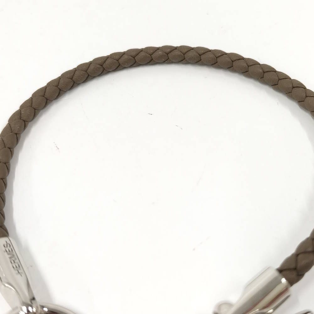 Hermes Glenan Bracelet Brown Silver Leather — view 9