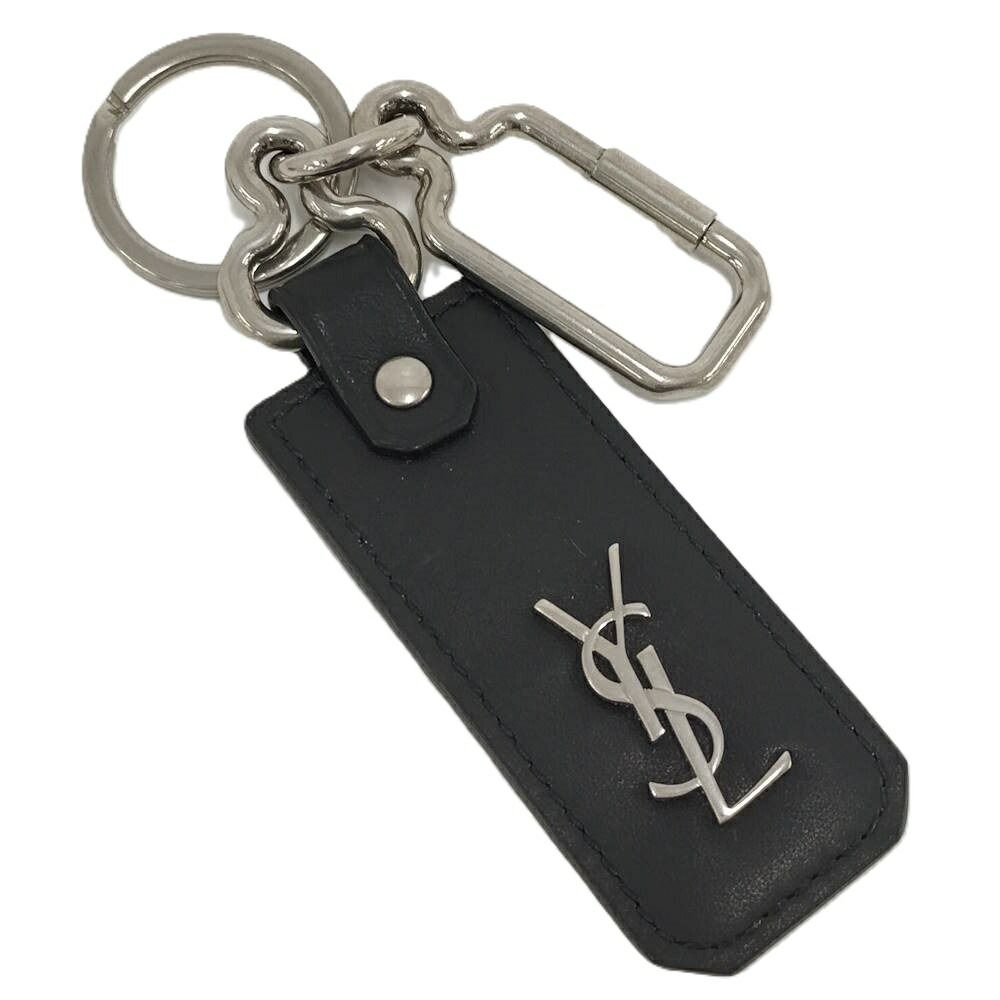 Saint Laurent Key Holder Leather Black