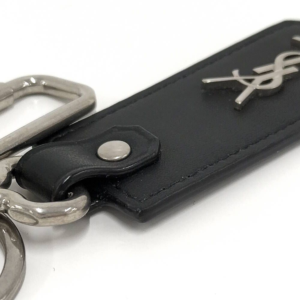 Saint Laurent Key Holder Leather Black — view 5