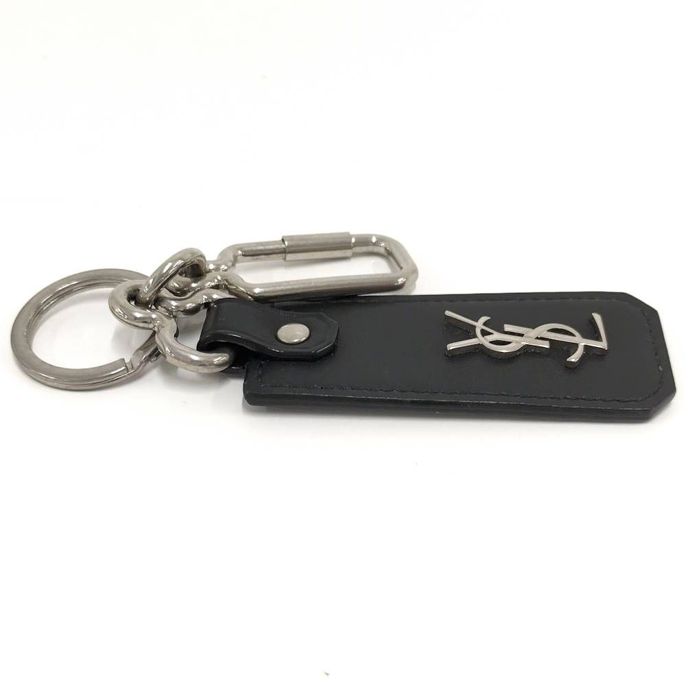 Saint Laurent Key Holder Leather Black — view 3