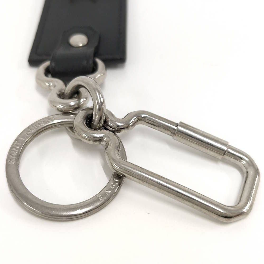 Saint Laurent Key Holder Leather Black — view 8