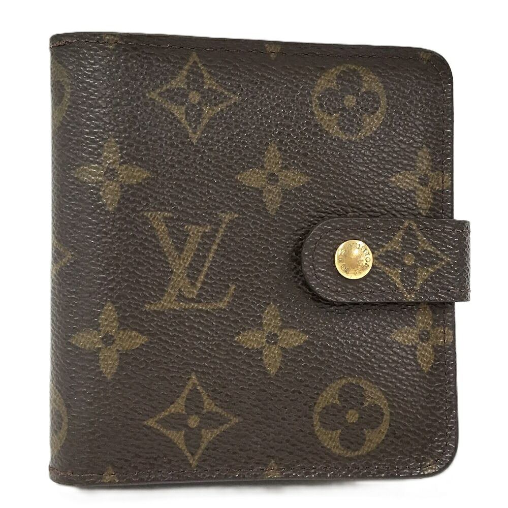 Louis Vuitton Bifold Wallet Compact Zip Monogram