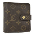 Louis Vuitton Bifold Wallet Compact Zip Monogram