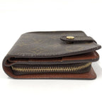 Louis Vuitton Bifold Wallet Compact Zip Monogram — view 7