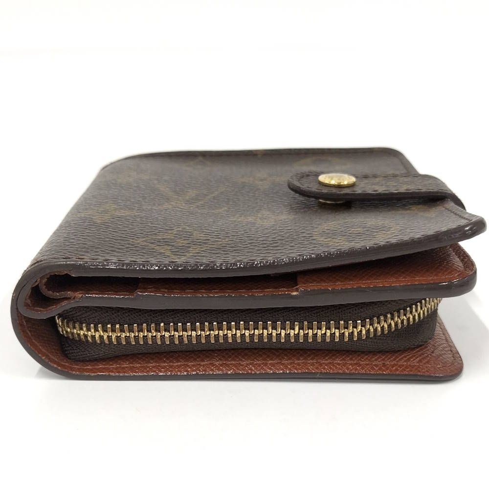 Louis Vuitton Bifold Wallet Compact Zip Monogram — view 7