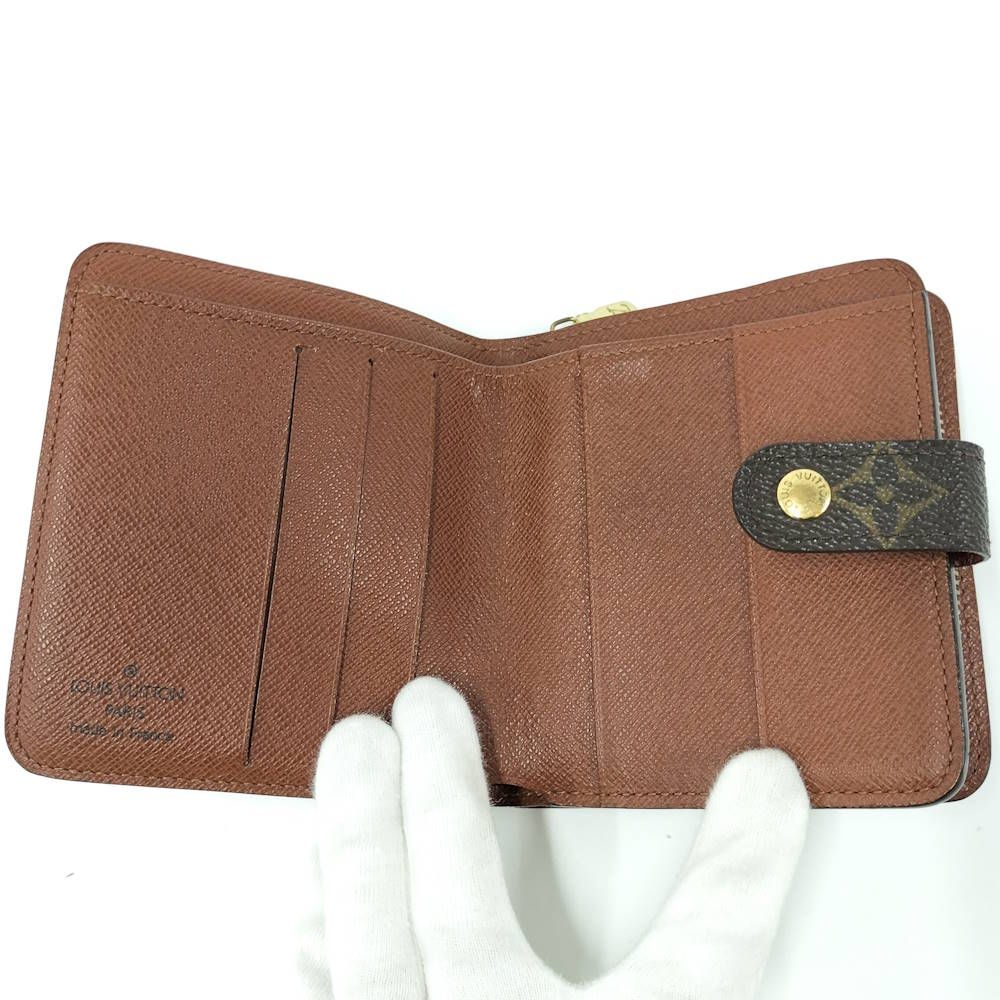 Louis Vuitton Bifold Wallet Compact Zip Monogram — view 2