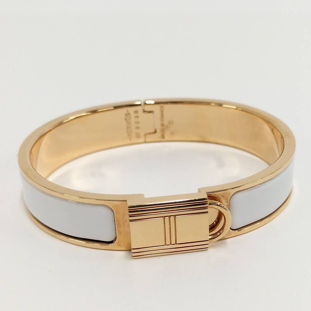Hermes Click Cadena PM Gold White