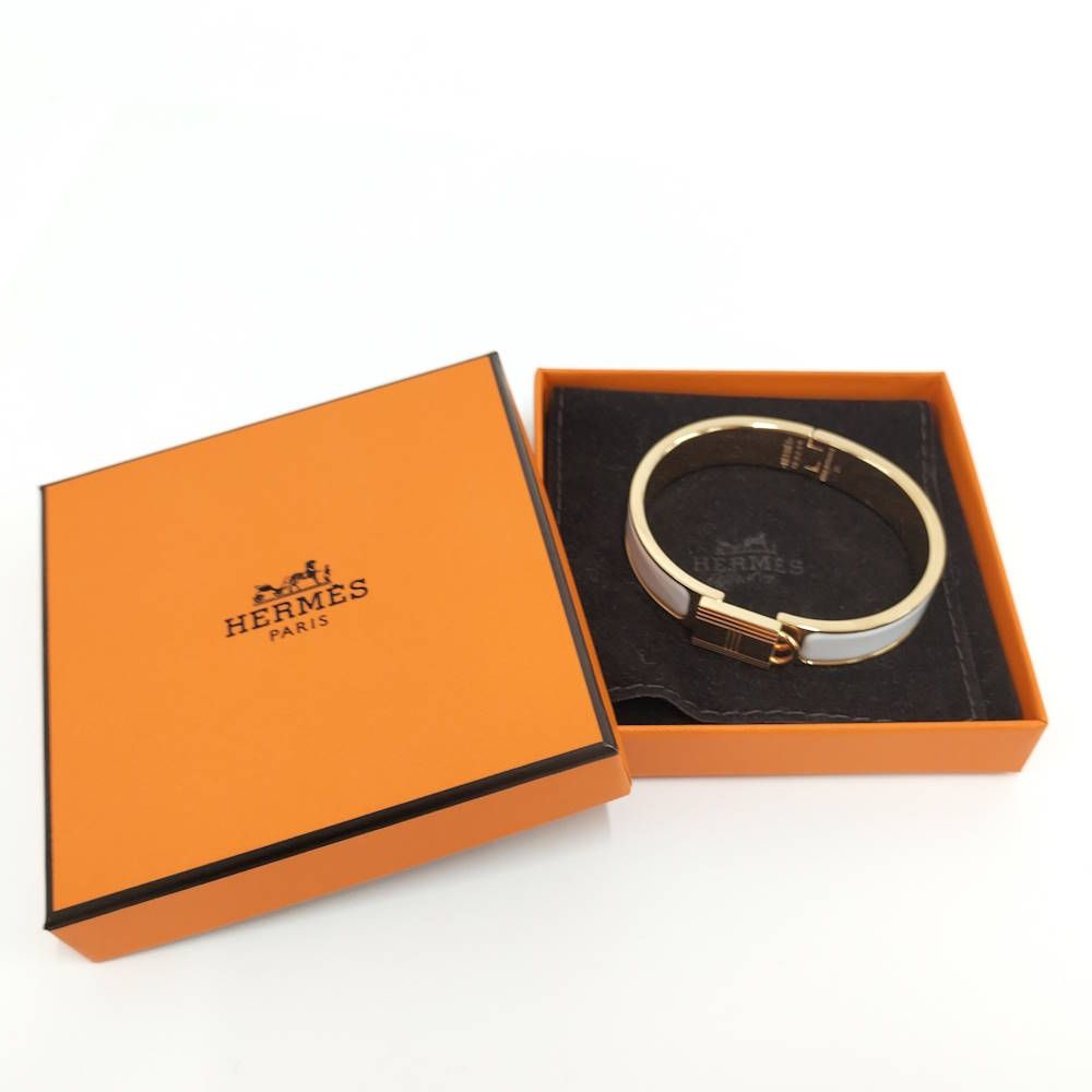 Hermes Click Cadena PM Gold White — view 8