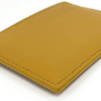 Loewe Embossed Plain Card Case Leather Yellow — view 5