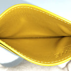 Loewe Embossed Plain Card Case Leather Yellow — view 7