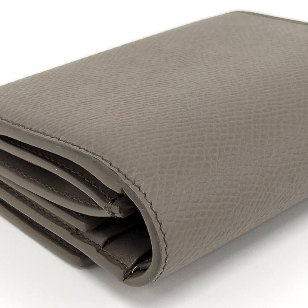 Celine Compact Wallet Leather Gray — view 6