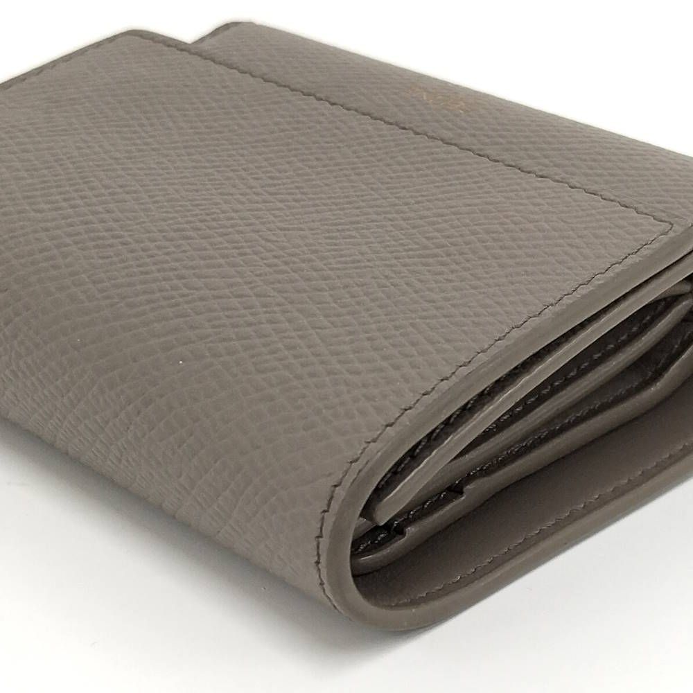Celine Compact Wallet Leather Gray — view 4