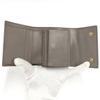 Celine Compact Wallet Leather Gray — view 2