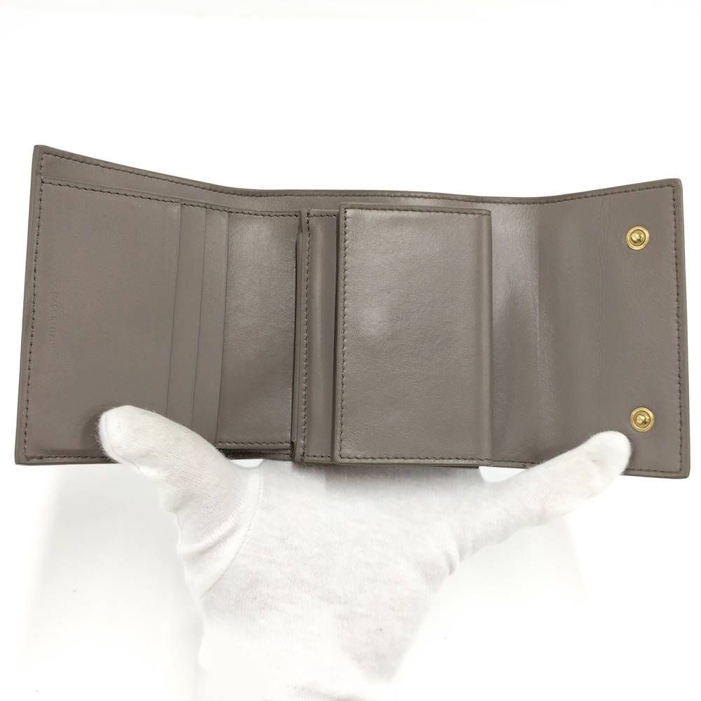 Celine Compact Wallet Leather Gray — view 2