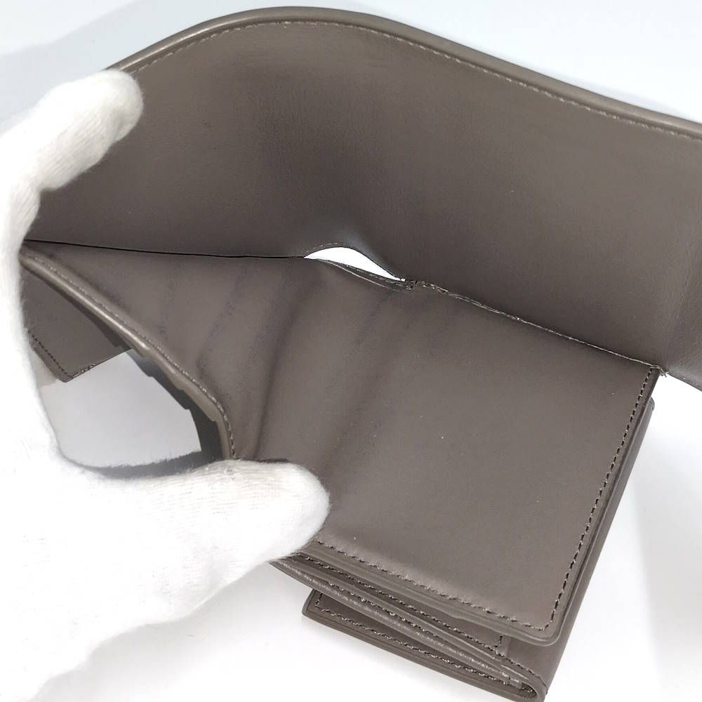 Celine Compact Wallet Leather Gray — view 9