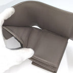 Celine Compact Wallet Leather Gray — view 9