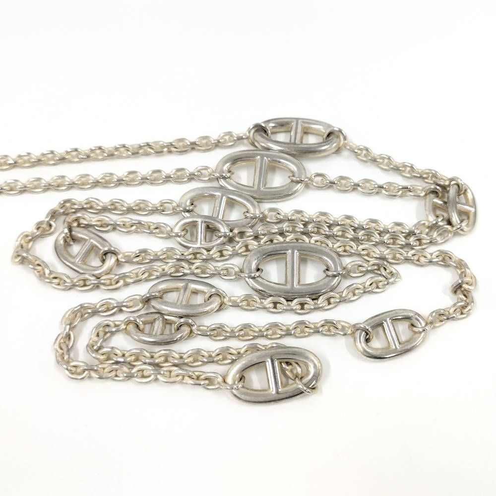 Hermes Farandole Necklace 120 925 Sterling Silver — view 8