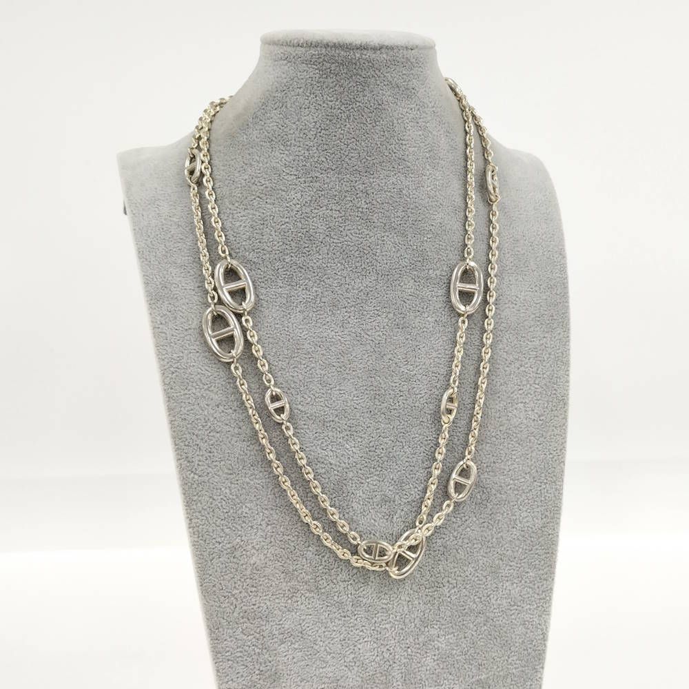 Hermes Farandole Necklace 120 925 Sterling Silver — view 3