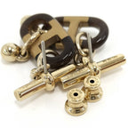 Hermes Surmer Earrings Buffalo Horn Gold Plated — view 7