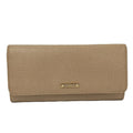 Fendi Bifold Wallet Leather Beige